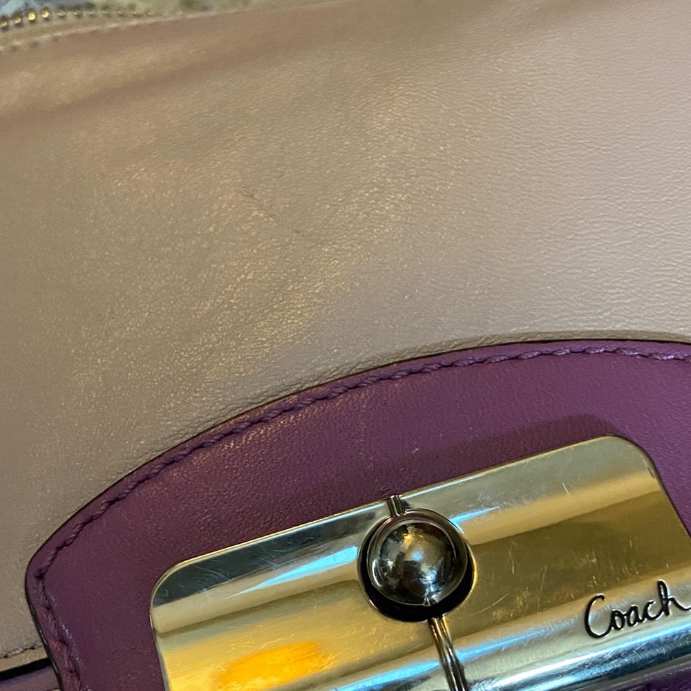 Coach 2013 Kristen Spectator Purple and Violet Crossbody-Shoulder Bag - Picture 10 of 16